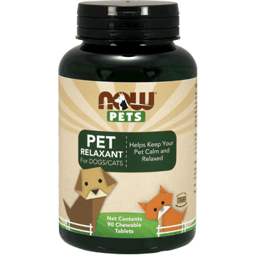 Pet Relaxant for Dogs and Cats 90 tabs * NOW Supplement - Conners Clinic