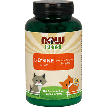 Pets L-Lysine Powder (Cats) 8 oz * NOW Supplement - Conners Clinic