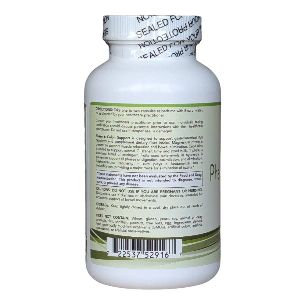 Phase 6 Colon Support - 120 caps Conners Clinic Supplement - Conners Clinic