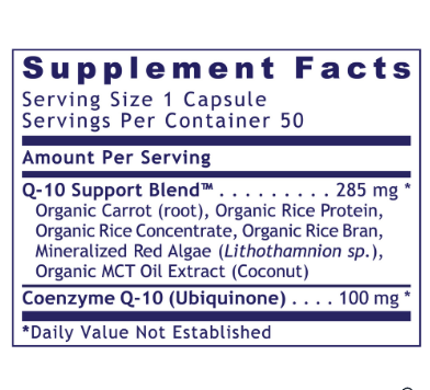 Premier CoQ-10 (50 Capsules)    * Premier Research Labs Supplement - Conners Clinic