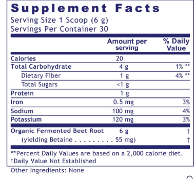 Premier Fermented Beets - 6.3 oz Container (powder).    * Premier Research Labs Supplement - Conners Clinic