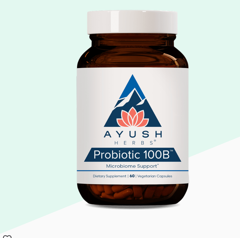 Probiotic 100B 60 Capsules    * Ayush Herbs - Conners Clinic