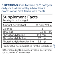 Thumbnail for PS-100 [Phosphatidylserine] 100mg * Metabolic Maintenance Supplement - Conners Clinic