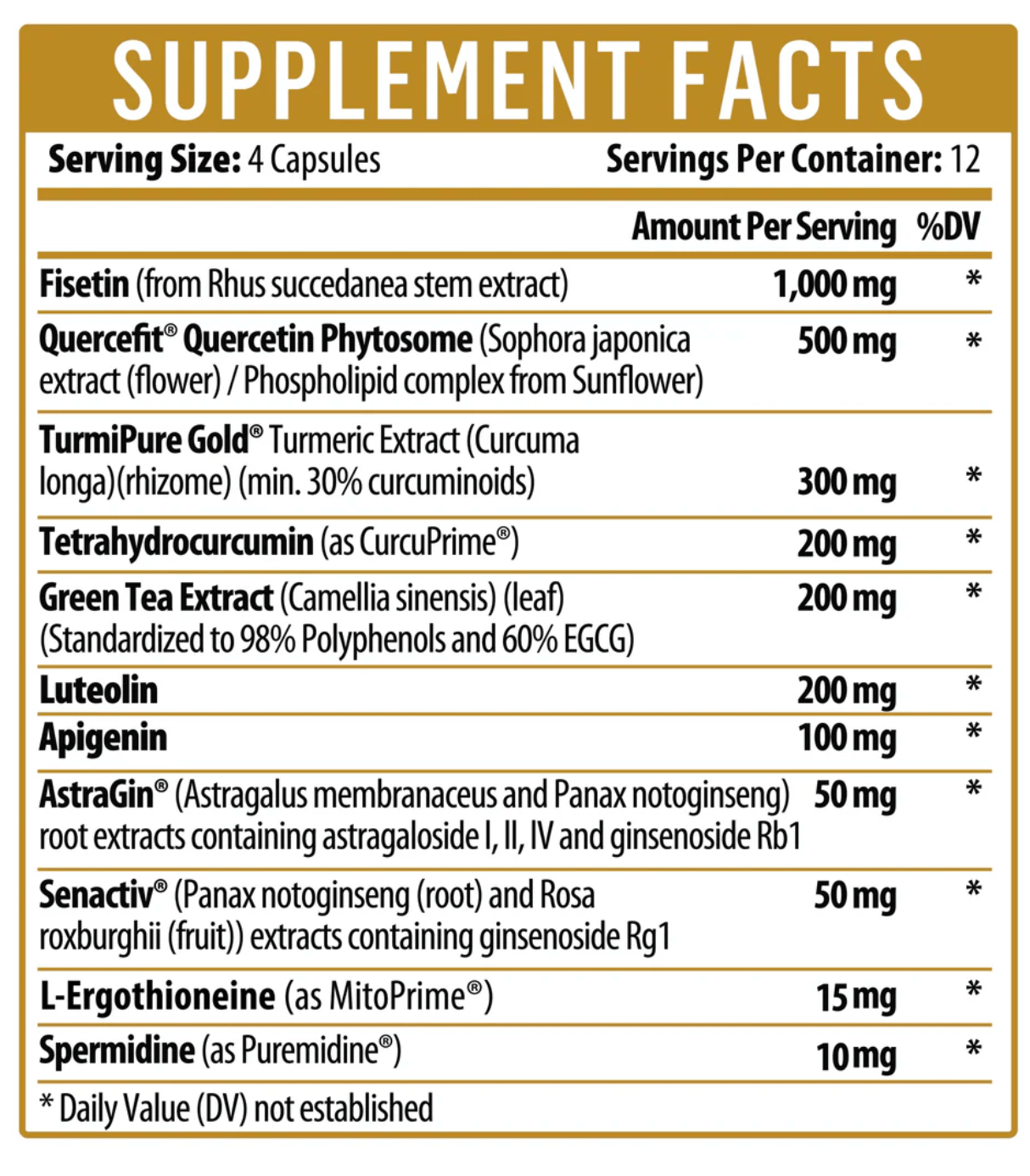 REJUVENATE (SENOLYTIC) 48 Caps * Healthgevity Supplement - Conners Clinic