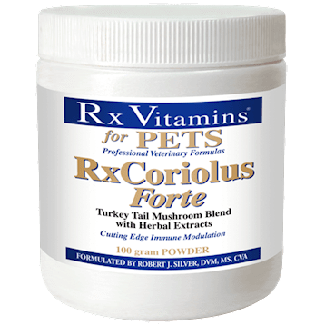 Rx Coriolus Forte 100 grams for pets Rx Vitamins for Pets Supplement - Conners Clinic