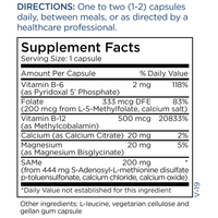 Thumbnail for SAMe + CoFactors 200mg * Metabolic Maintenance Supplement - Conners Clinic