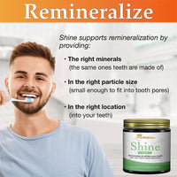 Thumbnail for Shine Remineralizing & Tooth Whitening Powder - 60g Jar OraWellness Toothpaste - Conners Clinic
