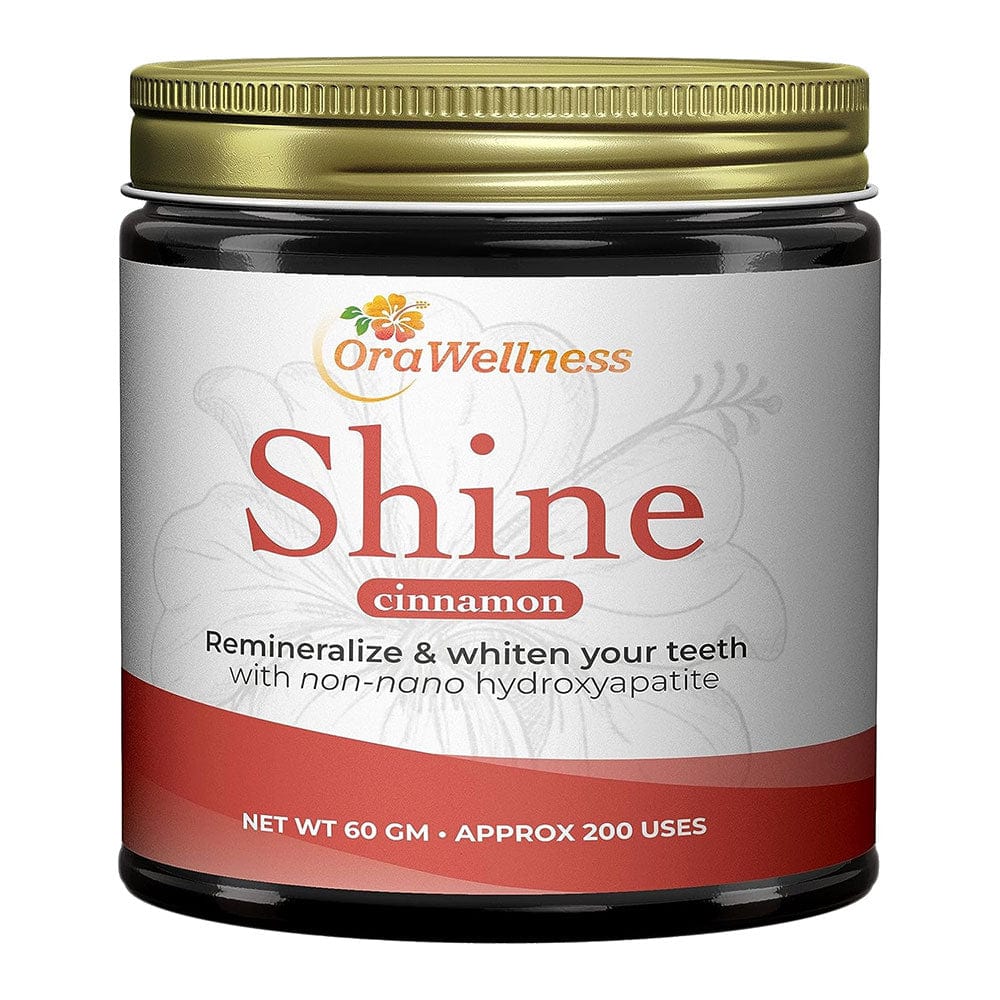 Shine Remineralizing & Tooth Whitening Powder - 60g Jar OraWellness Toothpaste - Conners Clinic