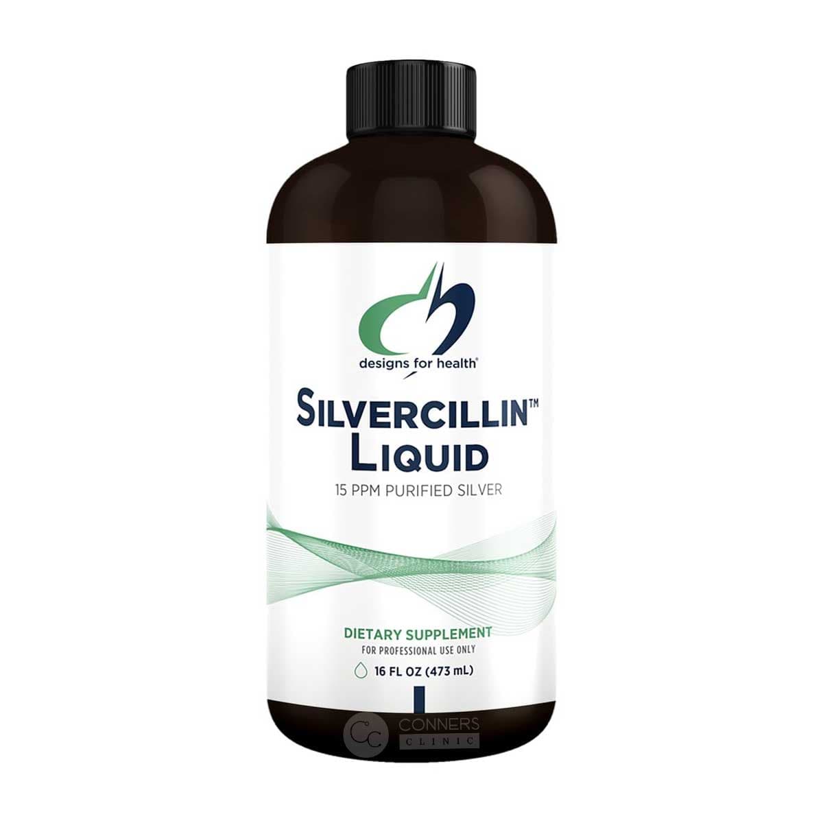 Silvercillin Colloidal Silver - 16 fl oz    * Designs for Health Supplement - Conners Clinic