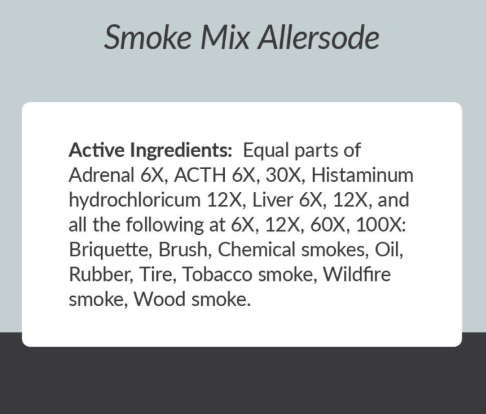 Smoke Mix Allersode (2 fl. oz)    * Professional Formulas - Conners Clinic