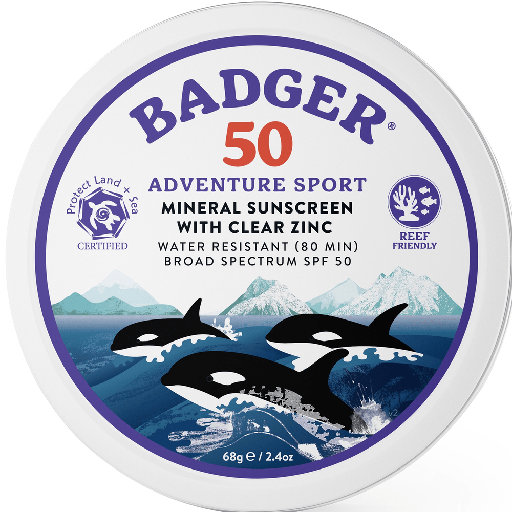 SPF 50 Adventure Sport Tin * Badger Supplement - Conners Clinic