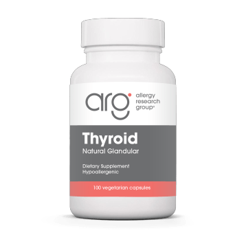 Thyroid 40 - 100 capsules     * Allergy Research Group Supplement - Conners Clinic