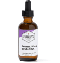 Thumbnail for Tobacco/Wood Smoke 500X  (2 fl. oz)    * Professional Formulas Supplement, homeopath - Conners Clinic
