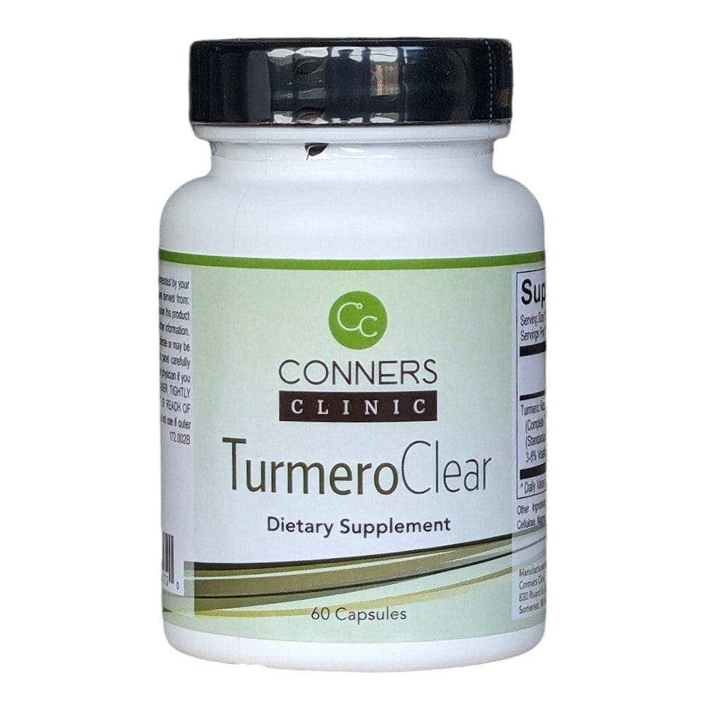 Turmero Clear - Whole Food Turmeric - 60 caps Conners Clinic Supplement - Conners Clinic