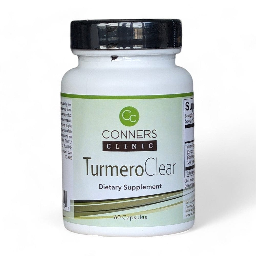 Turmero Clear - Whole Food Turmeric - 60 capsules Conners Clinic Supplement - Conners Clinic