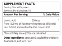 Thumbnail for Ursolic Acid / Rosemary Super Smart Nutrition Supplement - Conners Clinic