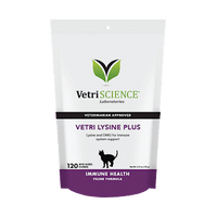 Thumbnail for Vetri-Lysine Plus Chicken Liver 120 chew VetriScience Supplement - Conners Clinic