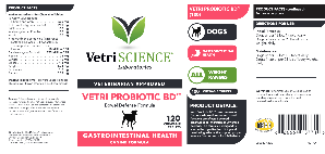 Vetri-Probiotic BD Chicken Liver 120chew VetriScience Supplement - Conners Clinic