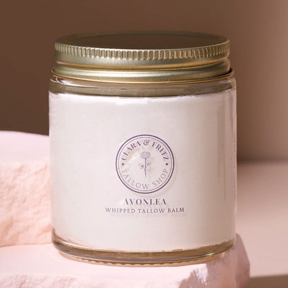 Whipped Tallow Balm/Body Butter Lotion - Grass-Fed, Organic Palm & Pine Apothecary Skin Care Chamomile + Lavender (Avonlea) - Conners Clinic