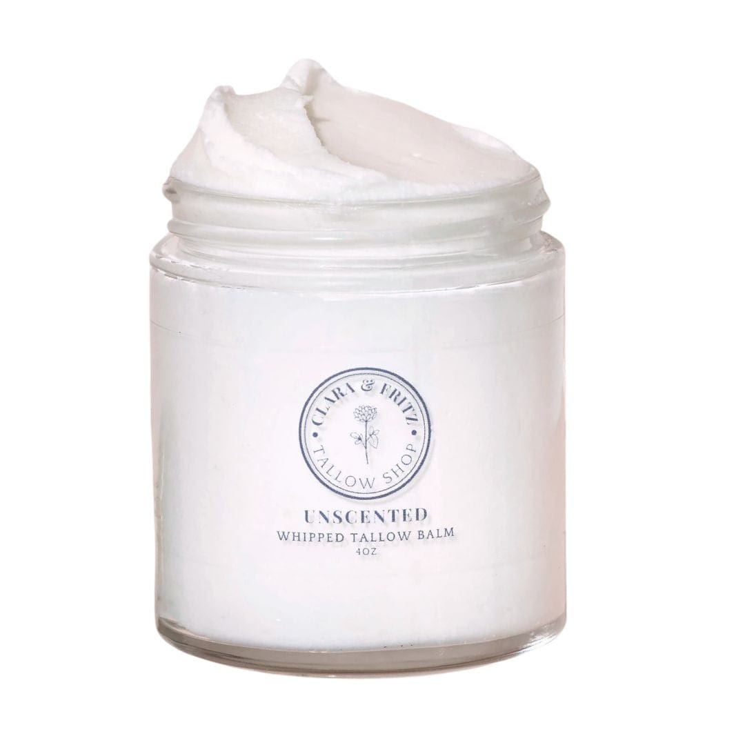 Whipped Tallow Balm/Body Butter Lotion - Grass-Fed, Organic Palm & Pine Apothecary Skin Care - Conners Clinic