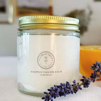 Thumbnail for Whipped Tallow Balm/Body Butter Lotion - Grass-Fed, Organic Palm & Pine Apothecary Skin Care Orange + Lavender (Pemberley) - Conners Clinic