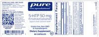 Thumbnail for 5-HTP 50 mg 60 vegcaps * Pure Encapsulations Supplement - Conners Clinic