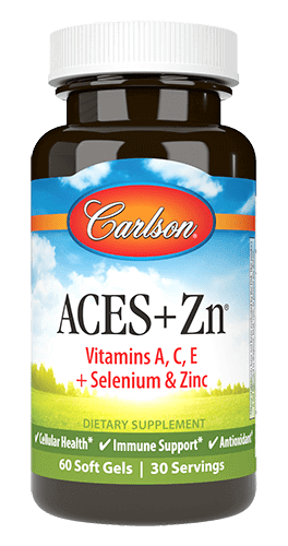 ACES+Zn 60 Softgels Carlson Labs Supplement - Conners Clinic