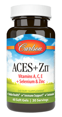 Thumbnail for ACES+Zn 60 Softgels Carlson Labs Supplement - Conners Clinic