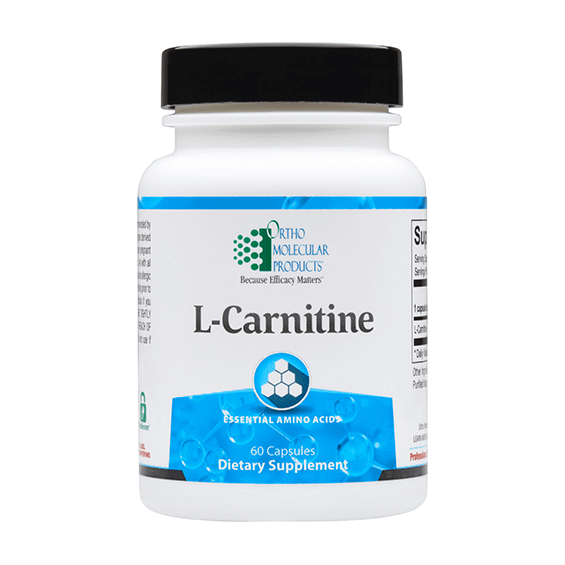 Acetyl L-Carnitine / L-Carnitine  - 60 Capsules Ortho-Molecular Supplement - Conners Clinic