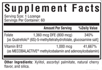 Thumbnail for Active B12 with L-5-MTHF 60 Lozenges Seeking Health Supplement - Conners Clinic