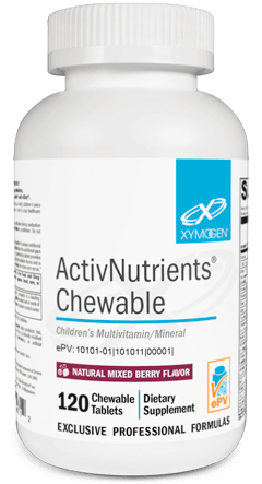 ActivNutrients® Chewable Mixed Berry 120 Tablets Xymogen Supplement - Conners Clinic