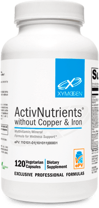 Thumbnail for ActivNutrients® without Copper & Iron 120 Capsules Xymogen Supplement - Conners Clinic