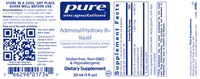 Thumbnail for Adenosyl/Hydroxy B12 liquid 1 fl oz * Pure Encapsulations Supplement - Conners Clinic