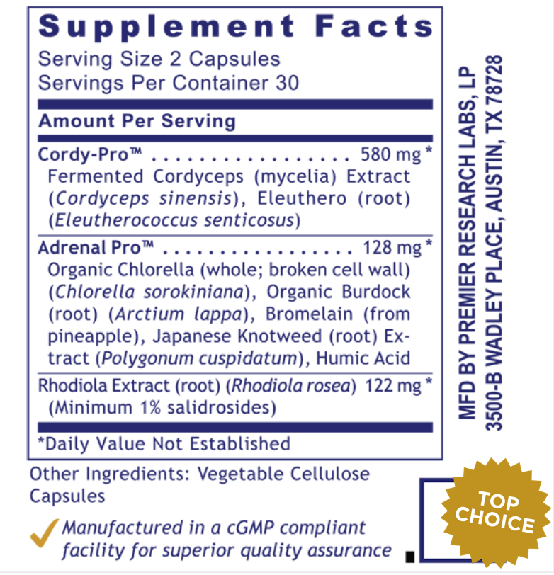 AdrenaVen - 60 caps Premier Research Labs Supplement - Conners Clinic