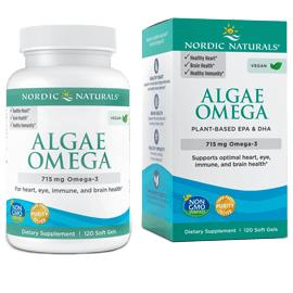 Algae Omega 120 Softgels Nordic Naturals Supplement - Conners Clinic