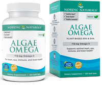 Thumbnail for Algae Omega 120 Softgels Nordic Naturals Supplement - Conners Clinic