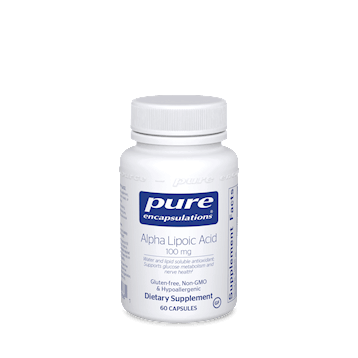Alpha Lipoic Acid 100 mg 60 vcaps * Pure Encapsulations Supplement - Conners Clinic