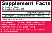 Thumbnail for Arginine 100 Tablets Jarrow Formulas Supplement - Conners Clinic