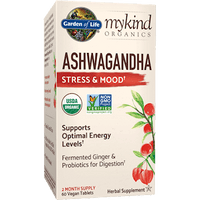 Thumbnail for Ashwaganda Stress & Mood Organic 60 tabs * Garden of Life Supplement - Conners Clinic