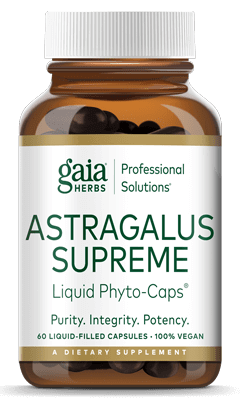 Astragalus Supreme 60 Capsules Gaia Herbs Supplement - Conners Clinic