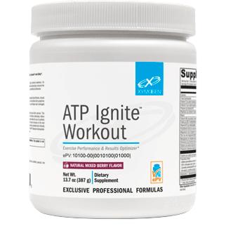 ATP Ignite™ Workout Mixed Berry 30 Servings Xymogen Supplement - Conners Clinic