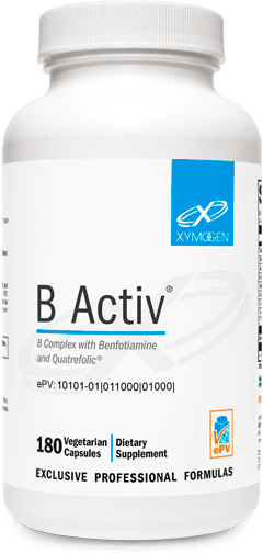 B Activ® 180 Capsules Xymogen Supplement - Conners Clinic