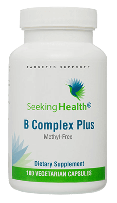 B Complex Plus Methyl-Free 100 Capsules Seeking Health Supplement - Conners Clinic