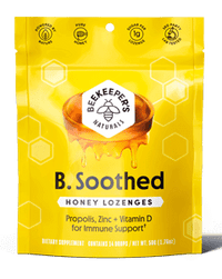 Thumbnail for B. Soothed Honey Lozenges 14 Drops BeeKeeper's Naturals Supplement - Conners Clinic