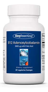 Thumbnail for B12 Adenosylcobalamin 60 Lozenges Allergy Research Group - Conners Clinic