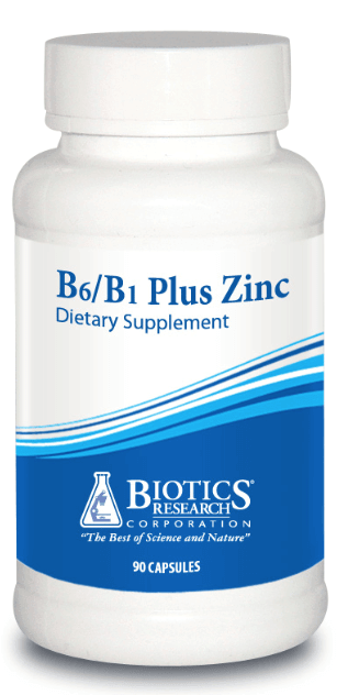 B6/B1 Plus Zinc - 90 Capsules Biotics Research Supplement - Conners Clinic