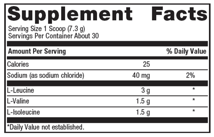 BCAA Orange Mango powder 7.72 oz * Metagenics Supplement - Conners Clinic