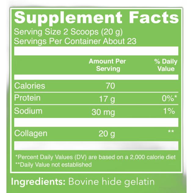 Beef Gelatin 23 Servings Vital Proteins Supplement - Conners Clinic