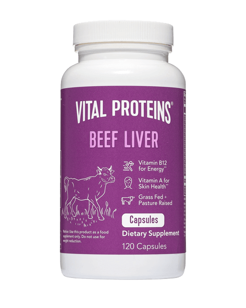 Beef Liver 120 Capsules Vital Proteins Supplement - Conners Clinic