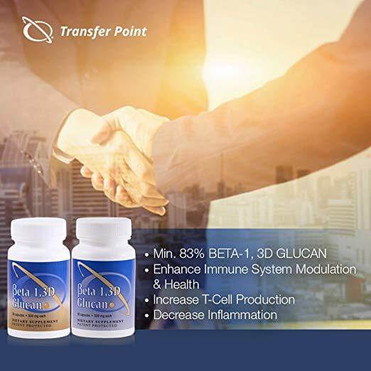 Beta 1, 3D Glucan-60 caps Transfer Point, Inc. Supplement - Conners Clinic